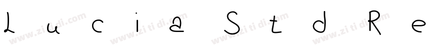 Lucia Std Regula字体字体转换
